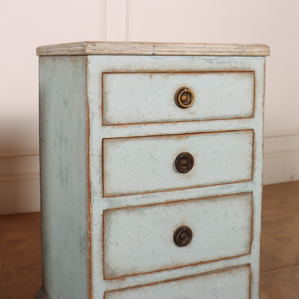 Pair of Painted Bedside Chest of Drawers View III
