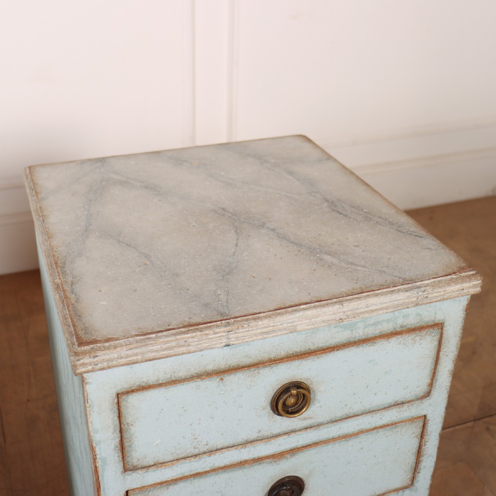 Pair of Painted Bedside Chest of Drawers View V