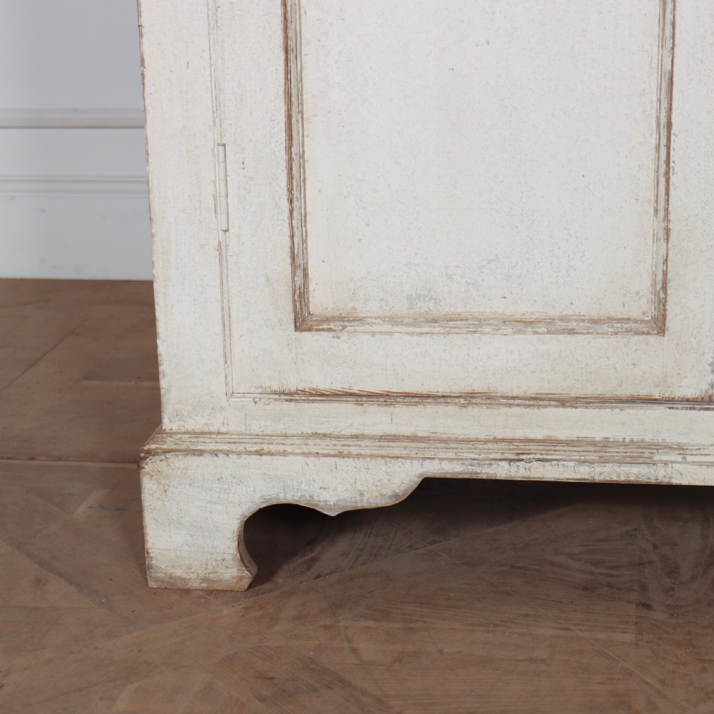 English Painted Linen Cupboard View VII