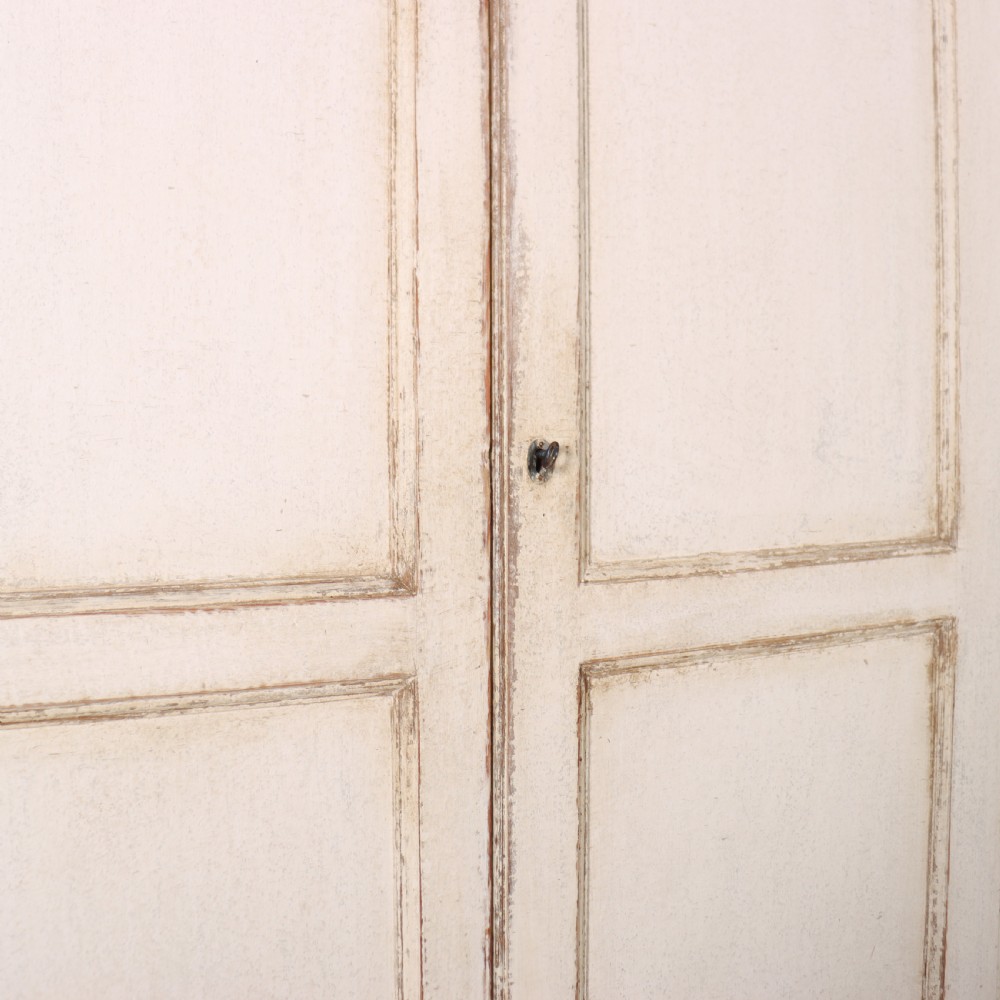 English Painted Linen Cupboard View VIII