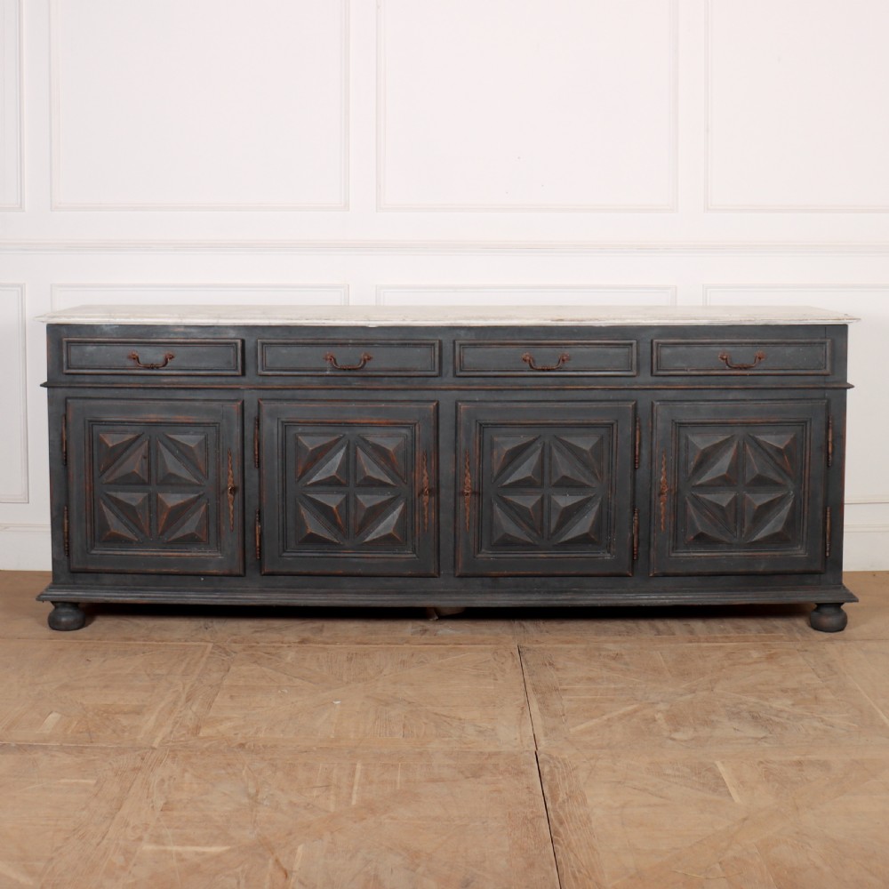 French Painted Oak Enfilade