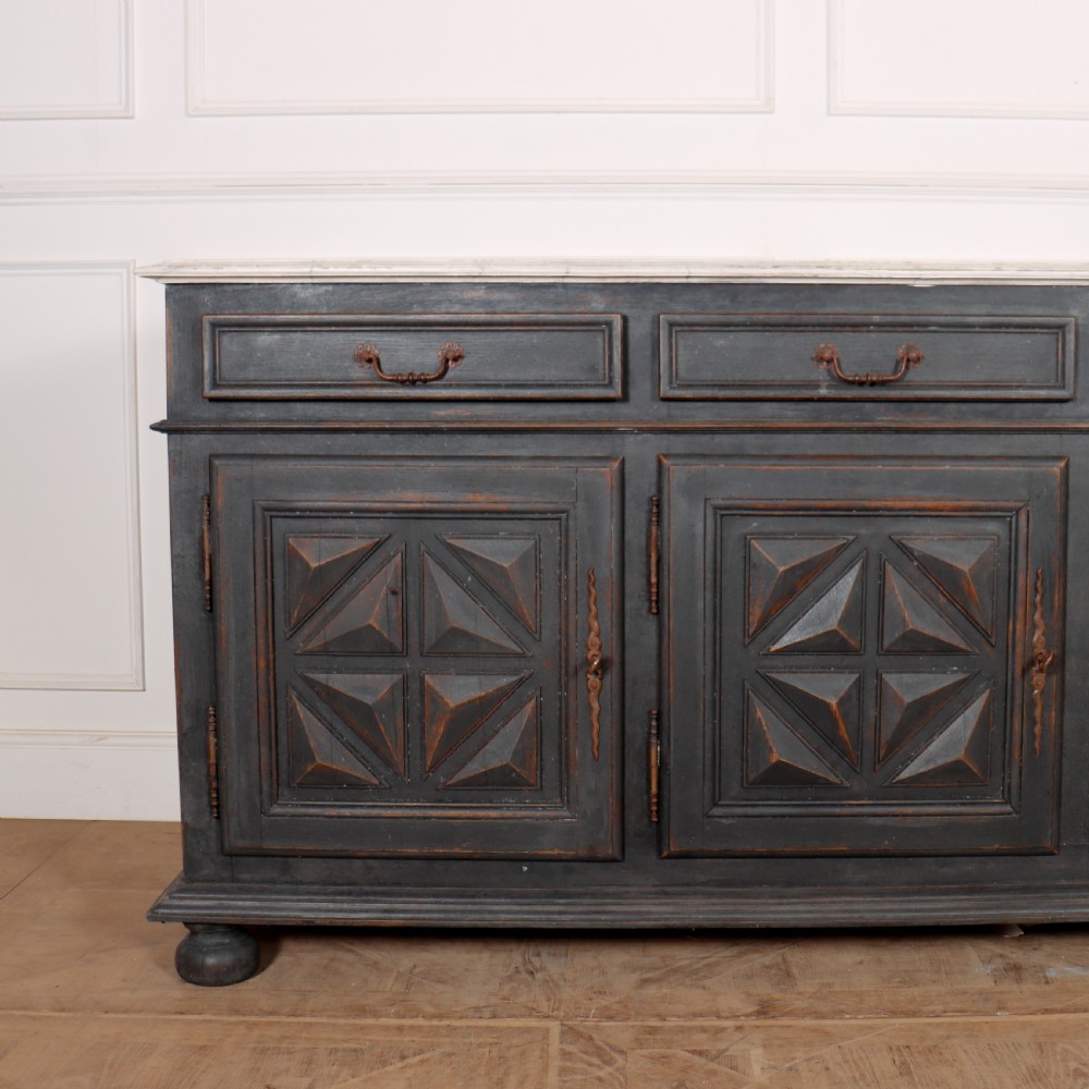 French Painted Oak Enfilade View II