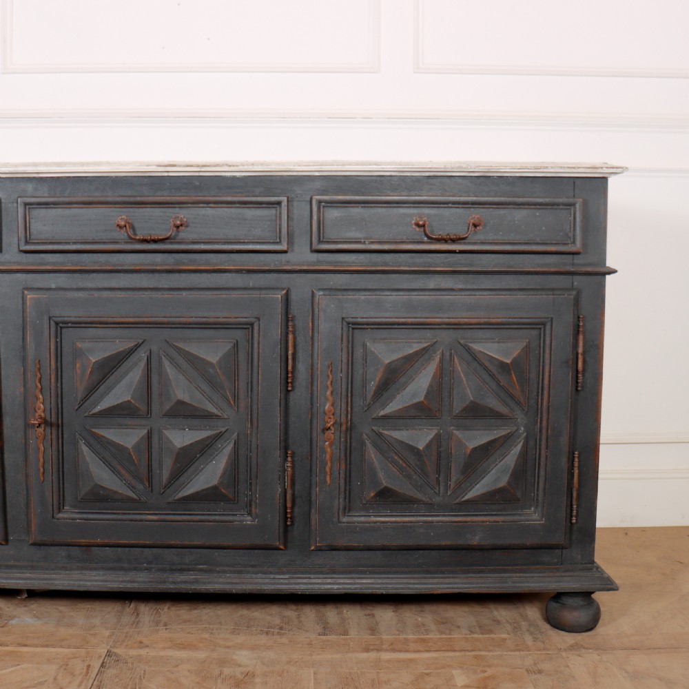 French Painted Oak Enfilade View III