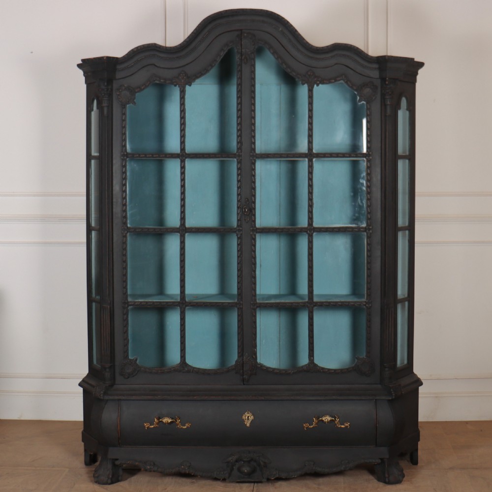19th Century Dutch Painted Vitrine