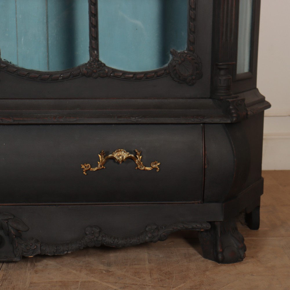 19th Century Dutch Painted Vitrine View II