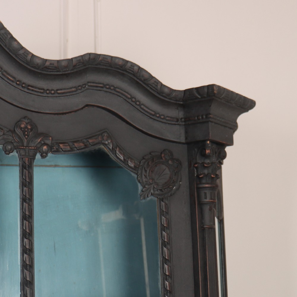 19th Century Dutch Painted Vitrine View III