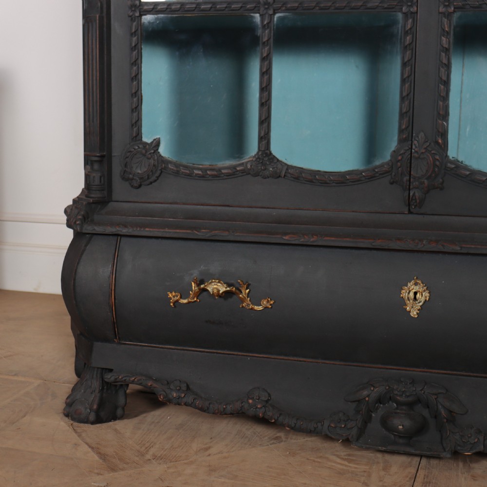 19th Century Dutch Painted Vitrine View IV