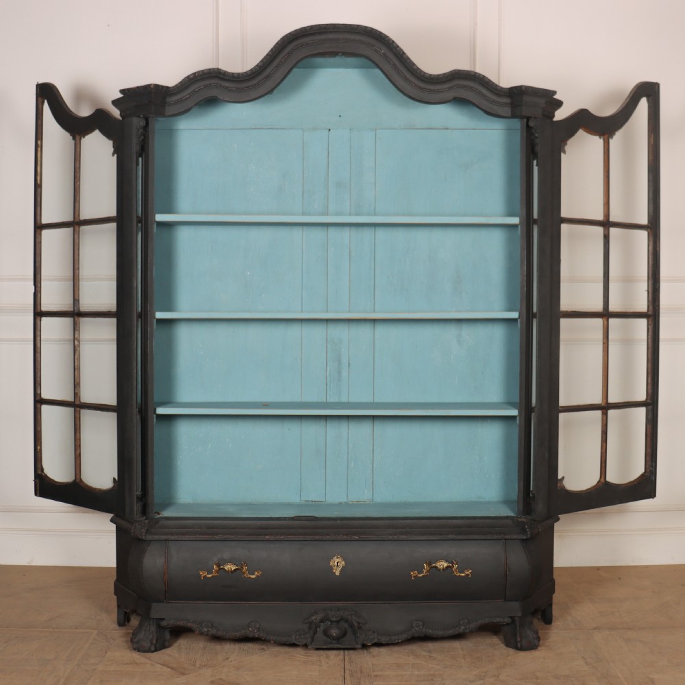 19th Century Dutch Painted Vitrine View VIII
