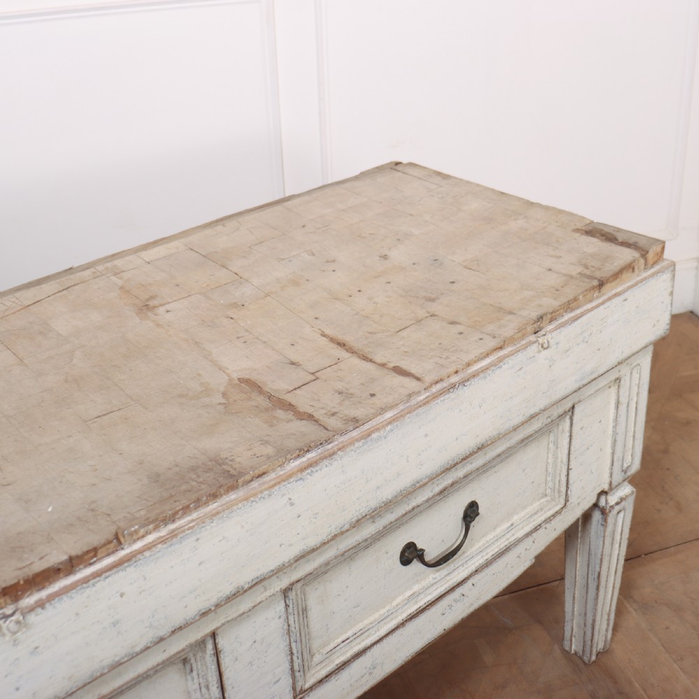 French Painted Butchers Block View VII