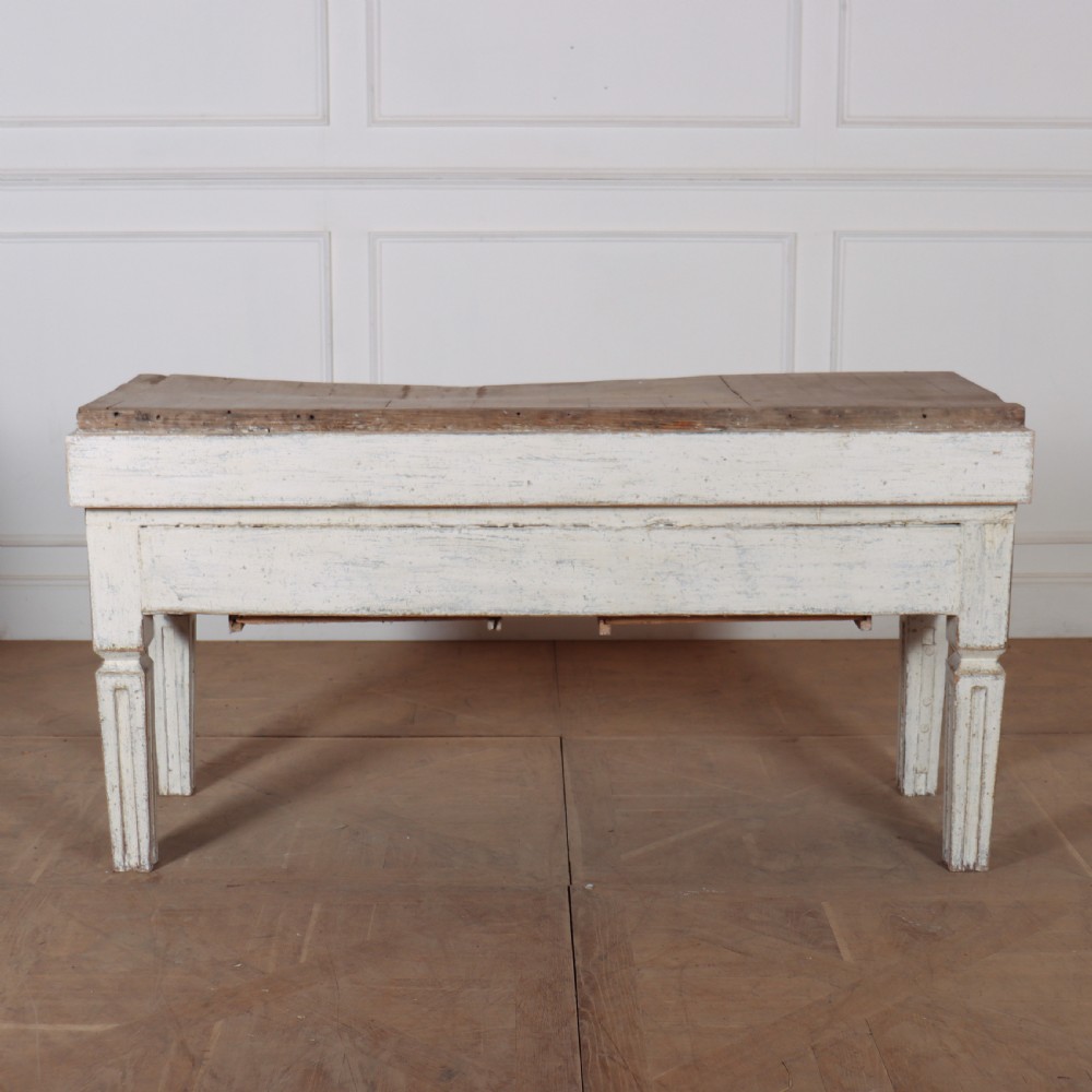 French Painted Butchers Block View IX