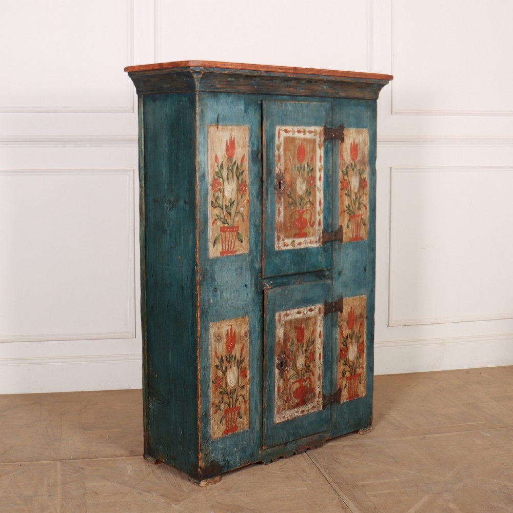 18th Century Austrian Folk Cupboard View V