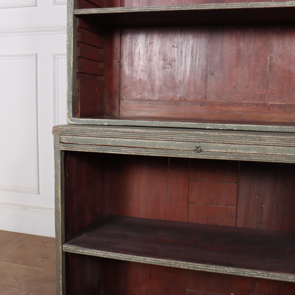 English Painted Library Bookcase View II