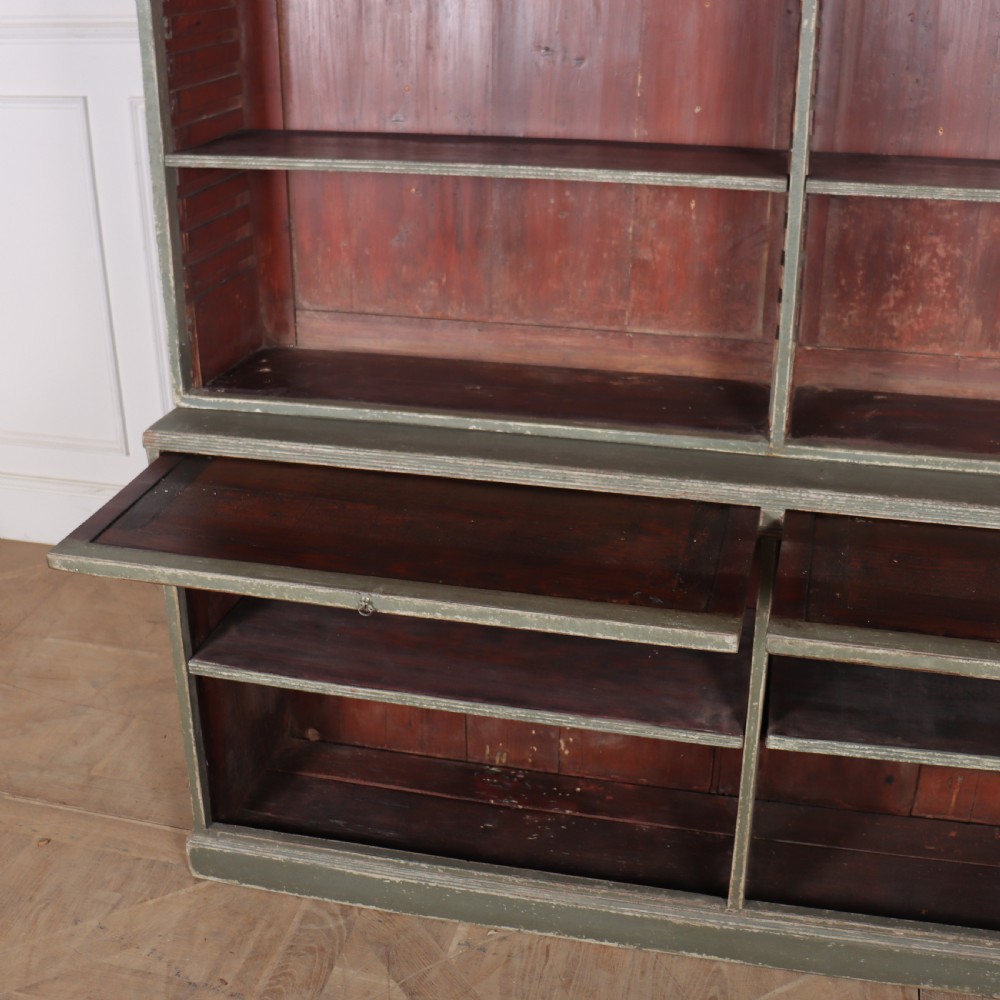 English Painted Library Bookcase View VIII