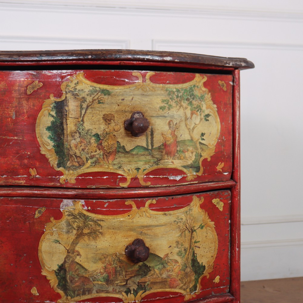 18th Century Italian Painted Commode View IV