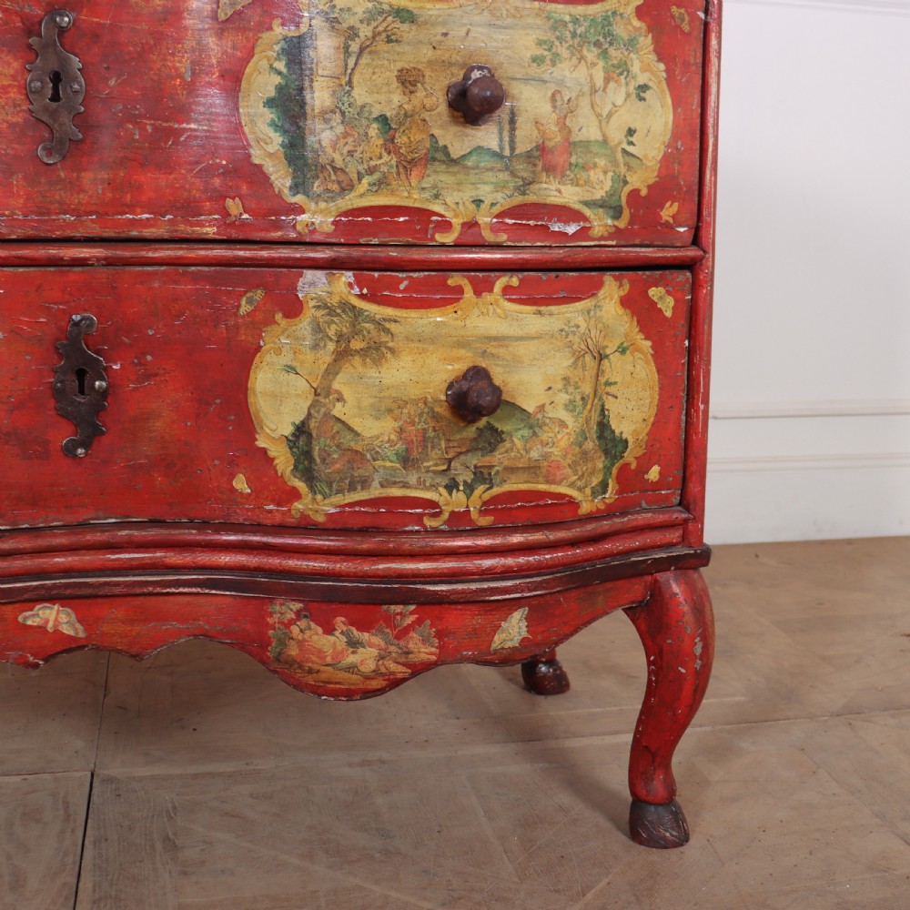 18th Century Italian Painted Commode View V