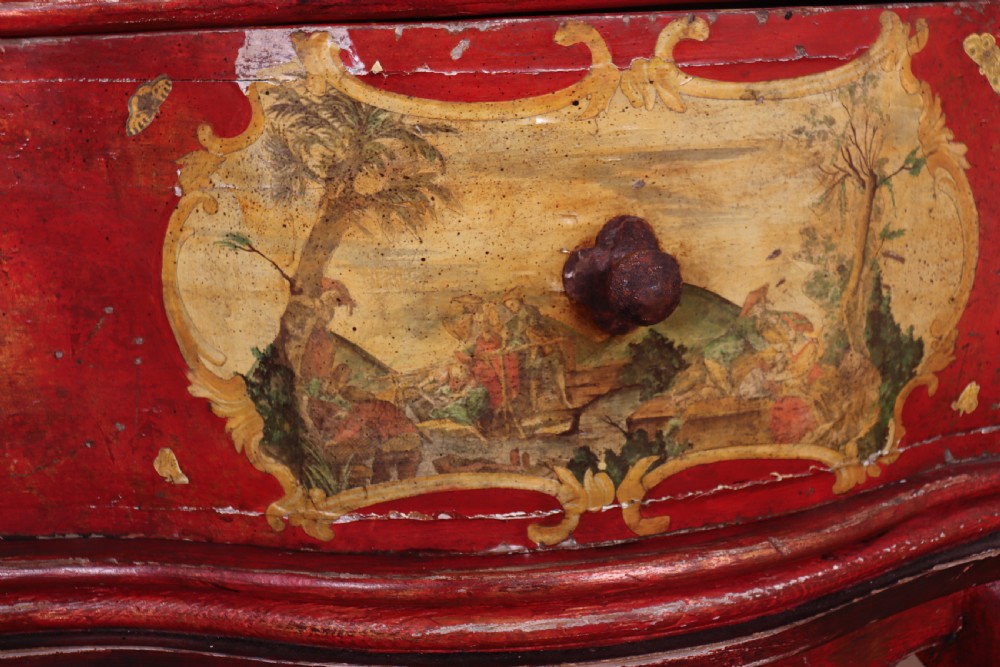 18th Century Italian Painted Commode View VI