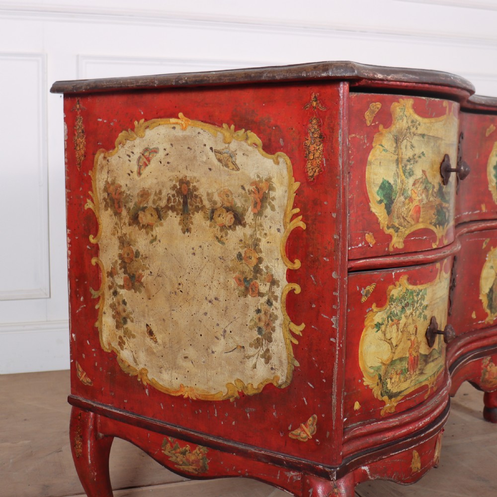 18th Century Italian Painted Commode View IX