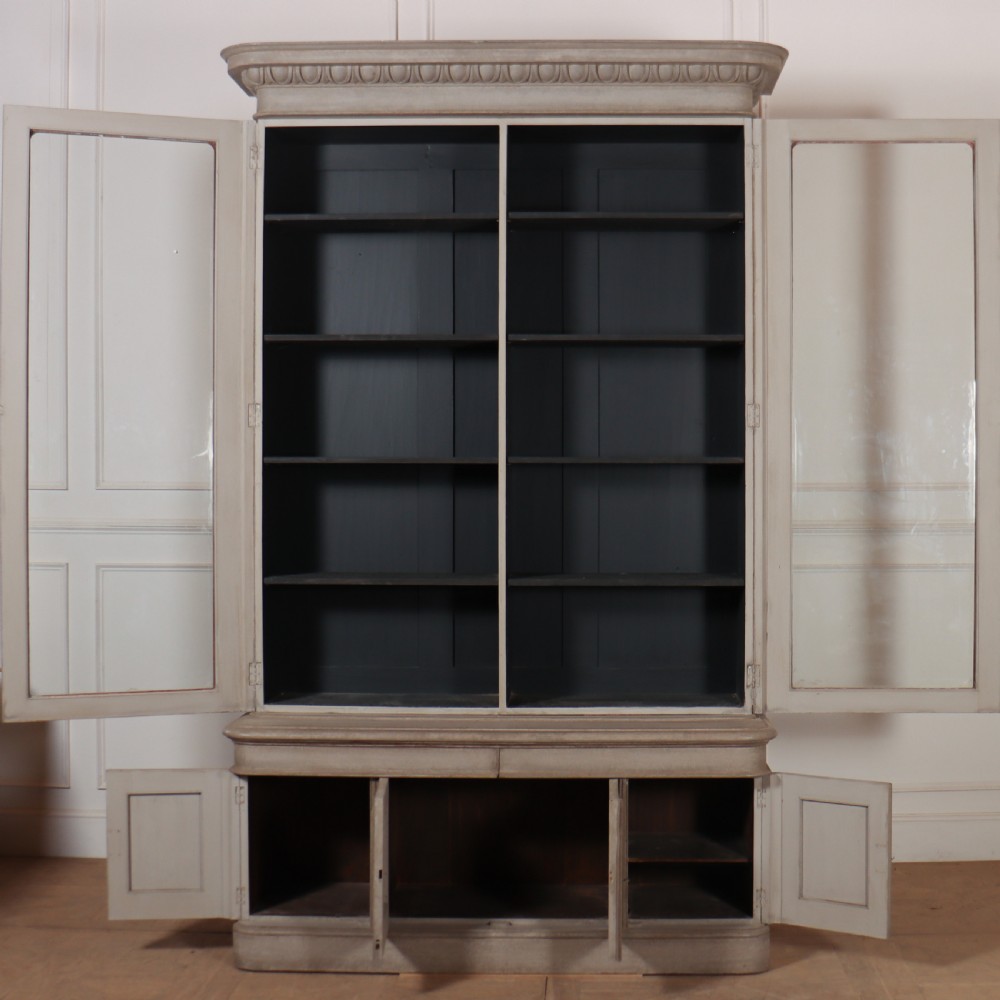 Scottish Painted Library Bookcase View VI