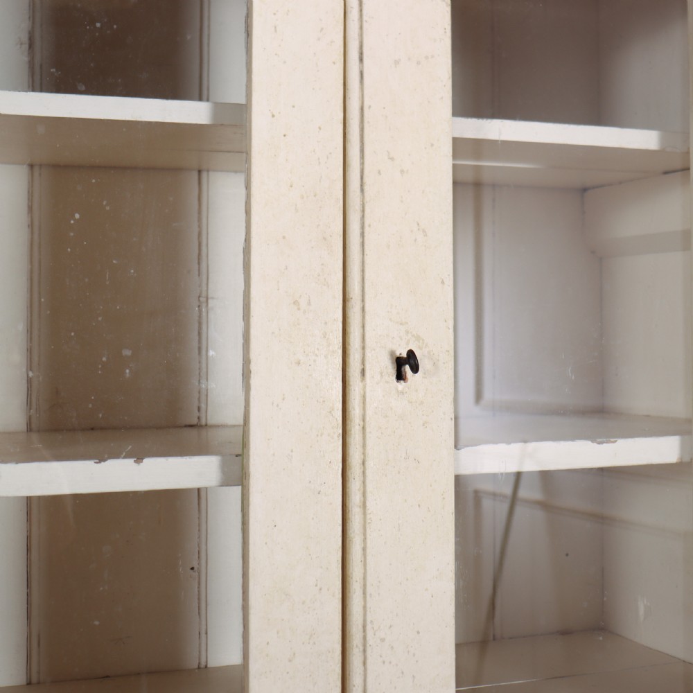 English Painted Housekeepers Cupboard View IV
