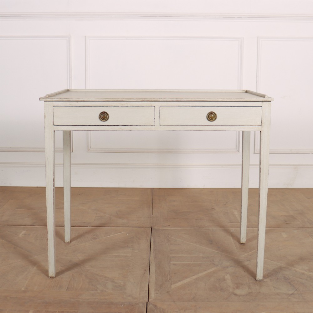 English Painted Lamp Table