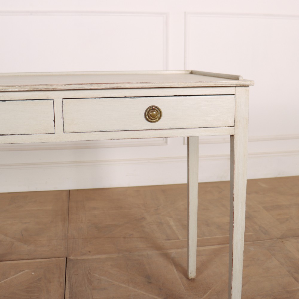English Painted Lamp Table View II