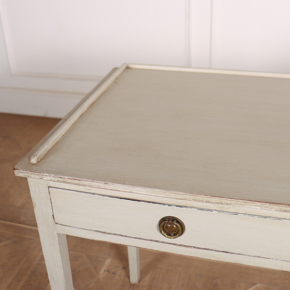 English Painted Lamp Table View VI