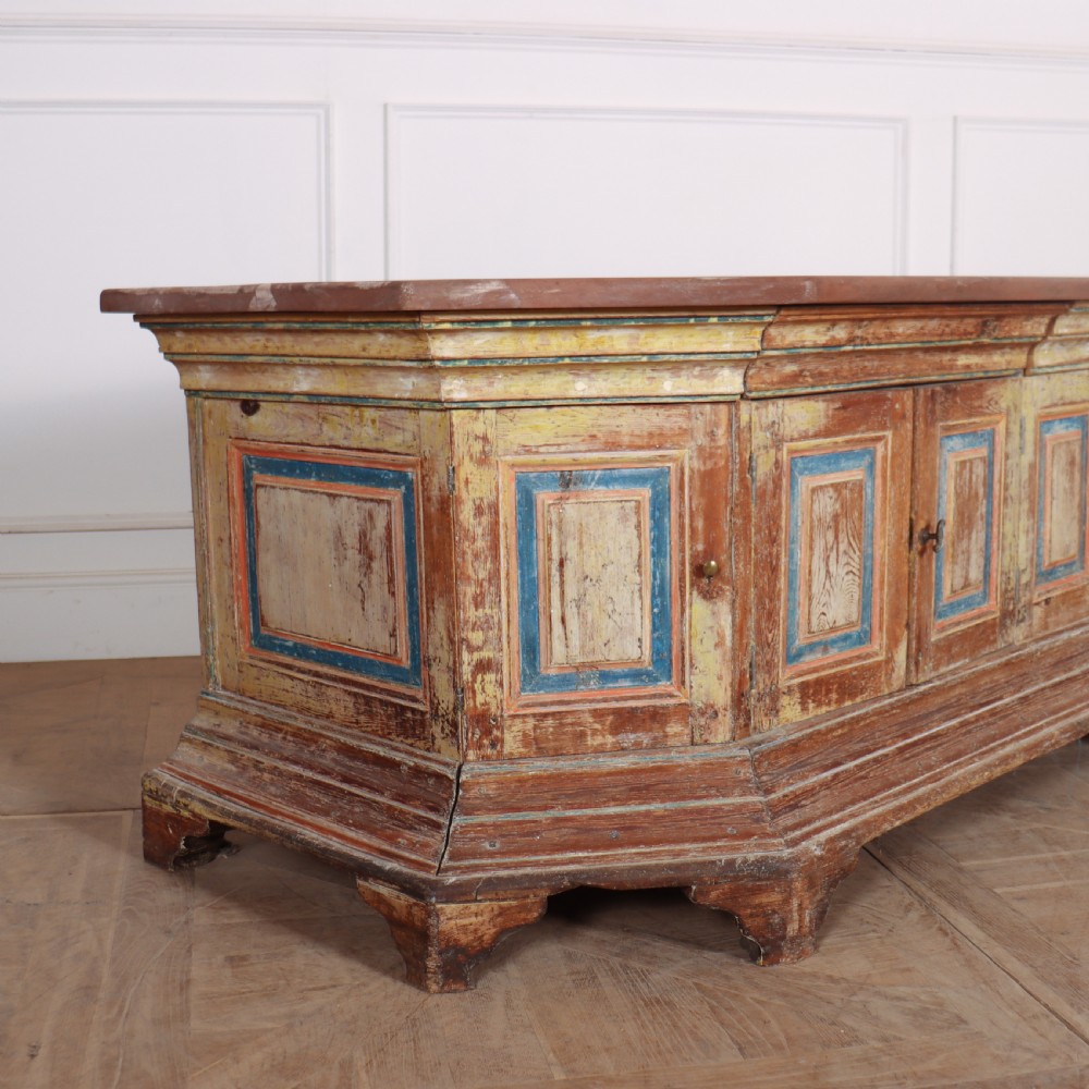 18th Century Swedish Original Painted Base View II