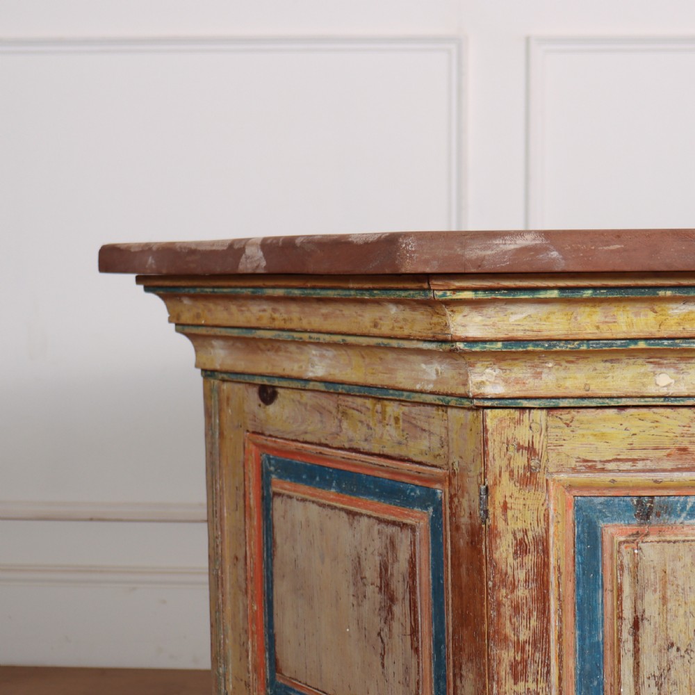 18th Century Swedish Original Painted Base View IV