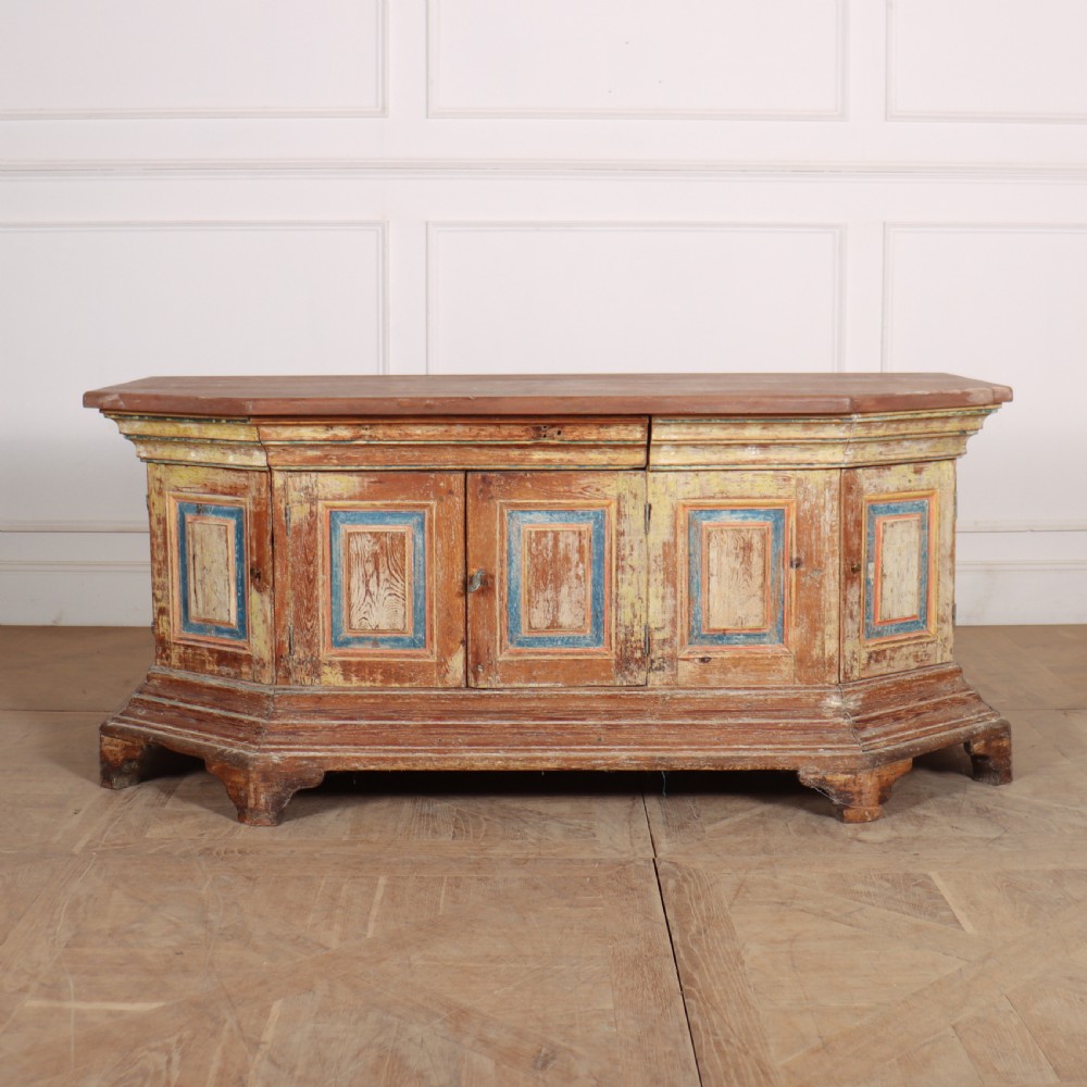 18th Century Swedish Original Painted Base View V
