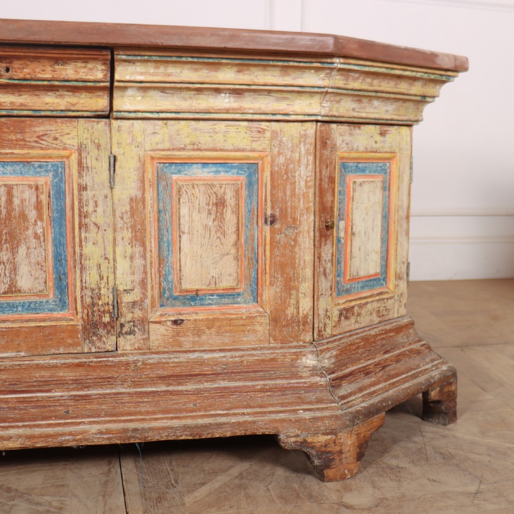 18th Century Swedish Original Painted Base View VI