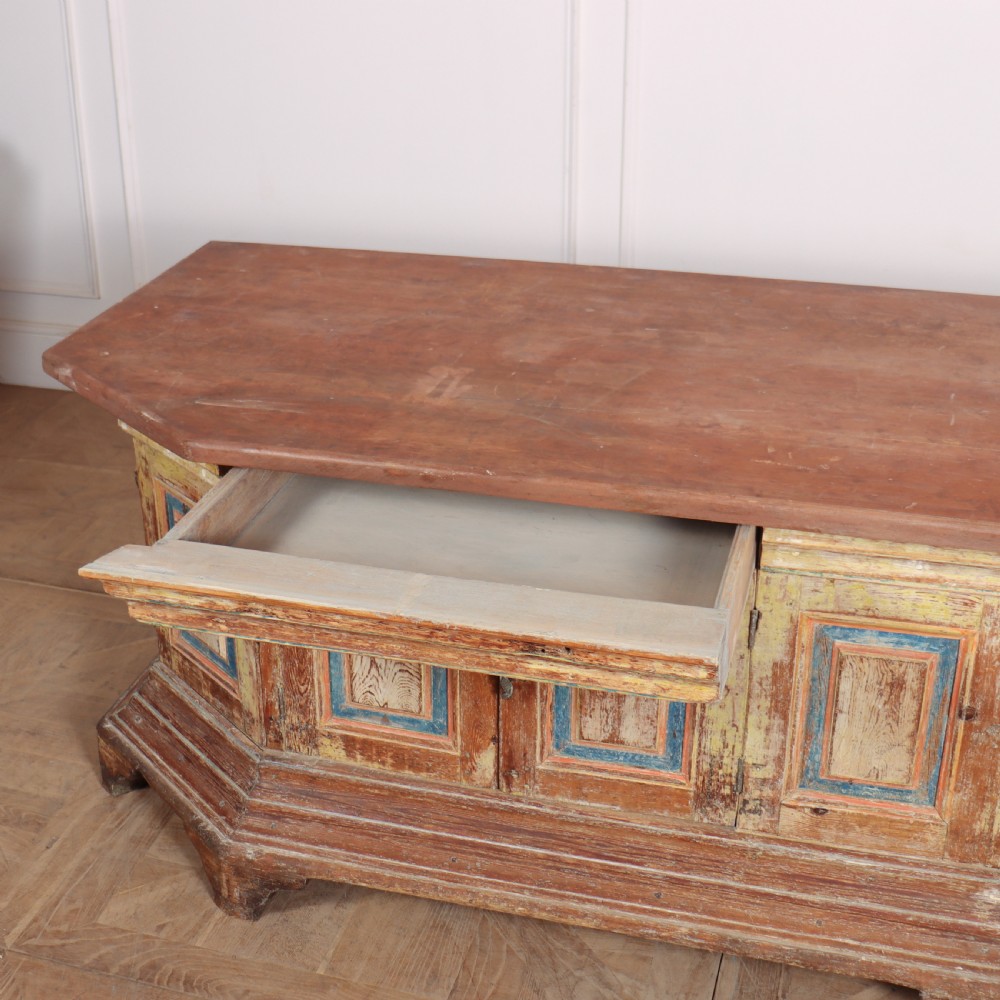 18th Century Swedish Original Painted Base View VIII