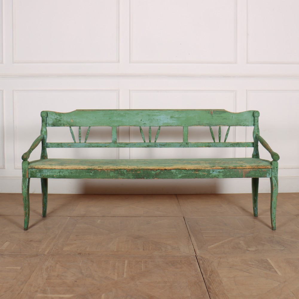 Austrian Original Painted Bench