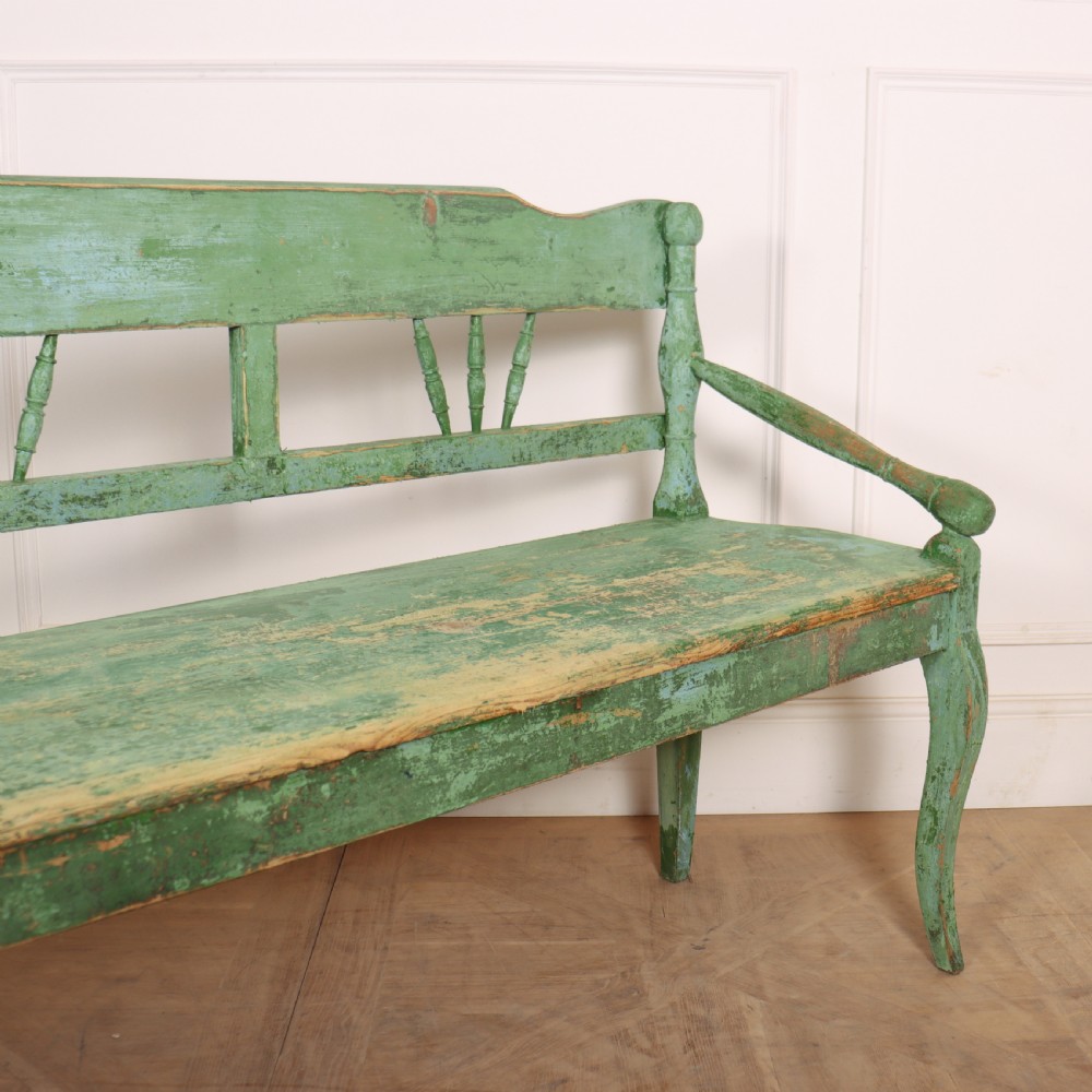 Austrian Original Painted Bench View IV