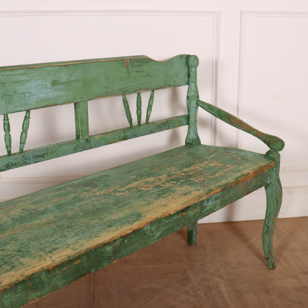 Austrian Original Painted Bench View V