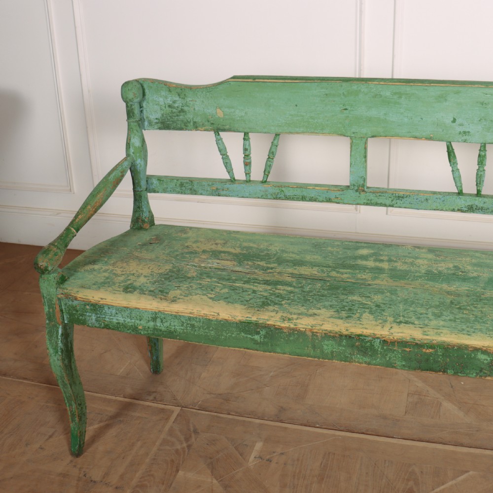 Austrian Original Painted Bench View VI