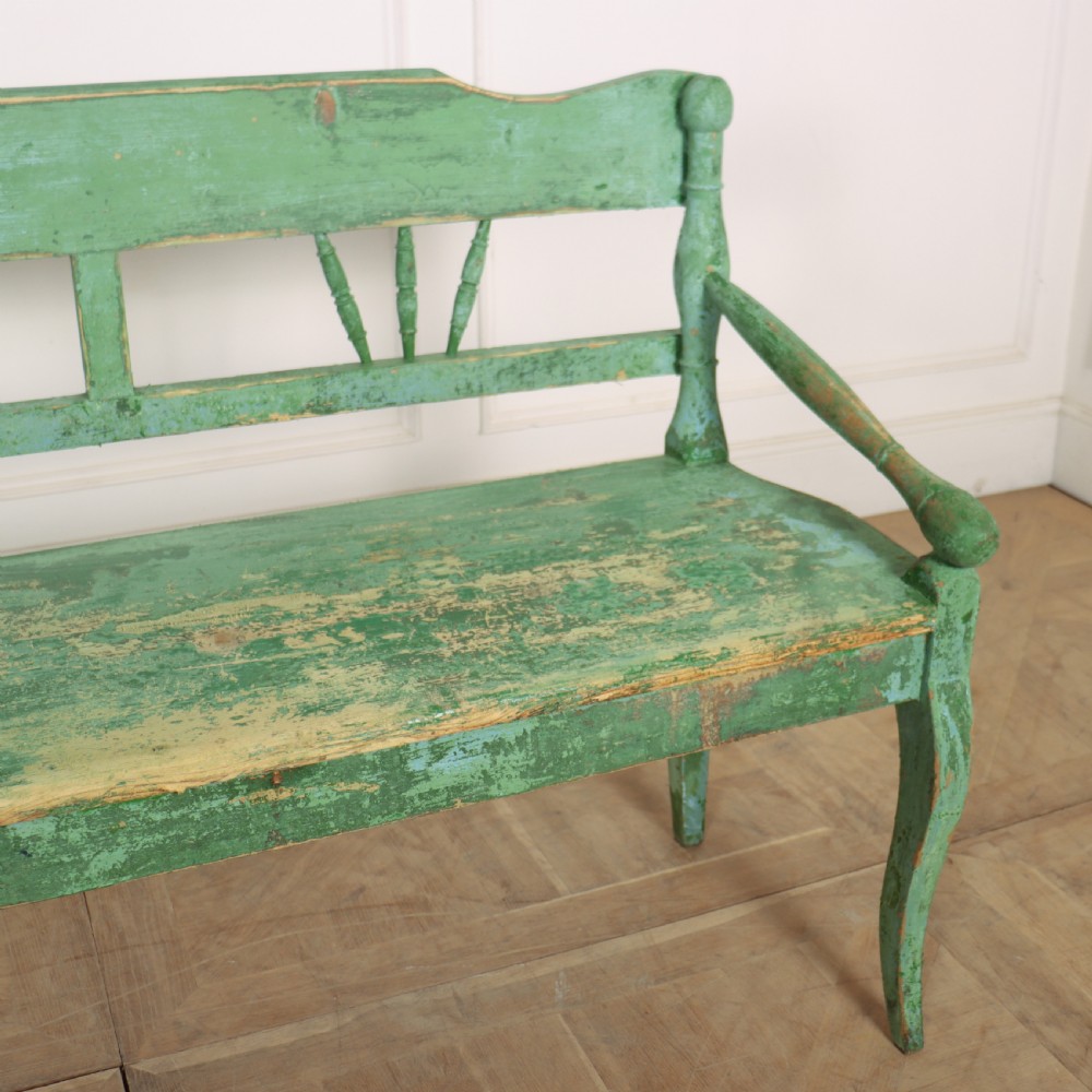 Austrian Original Painted Bench View VII