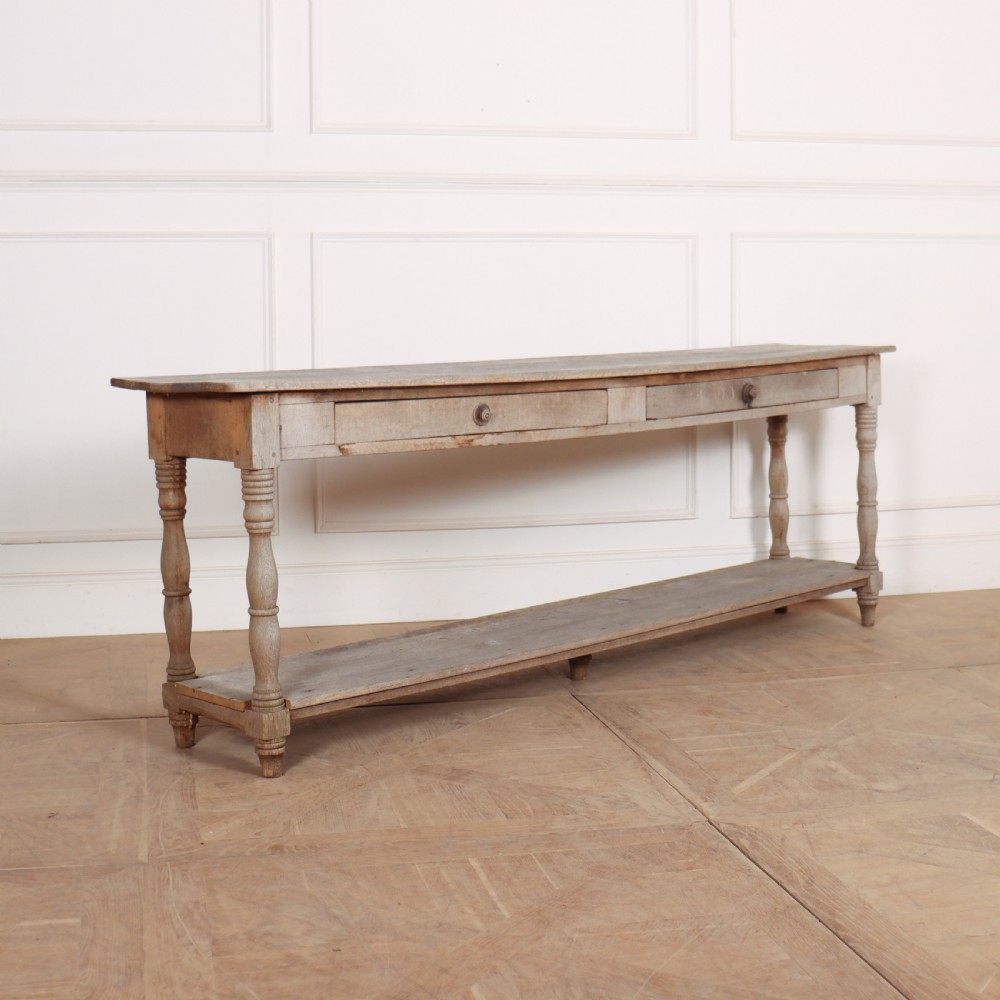 French Oak Console Table