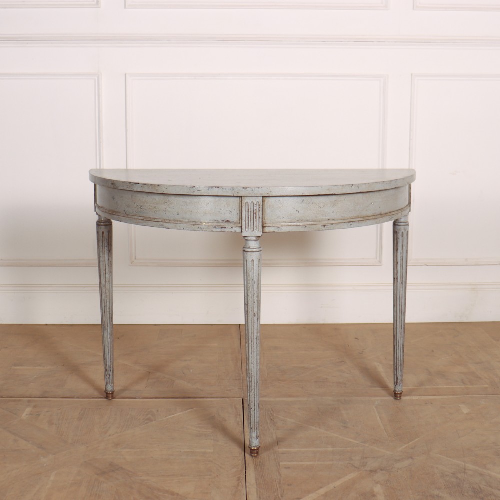 English Painted Console Table
