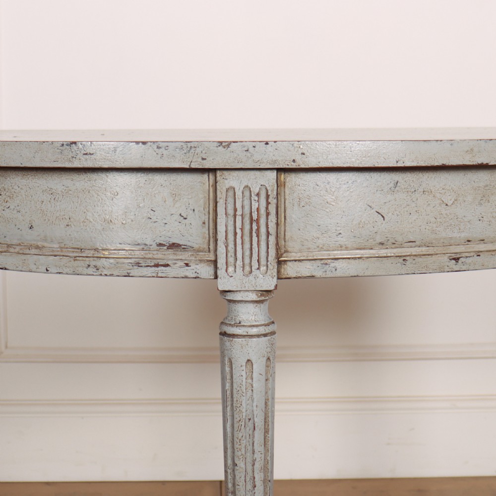 English Painted Console Table View II