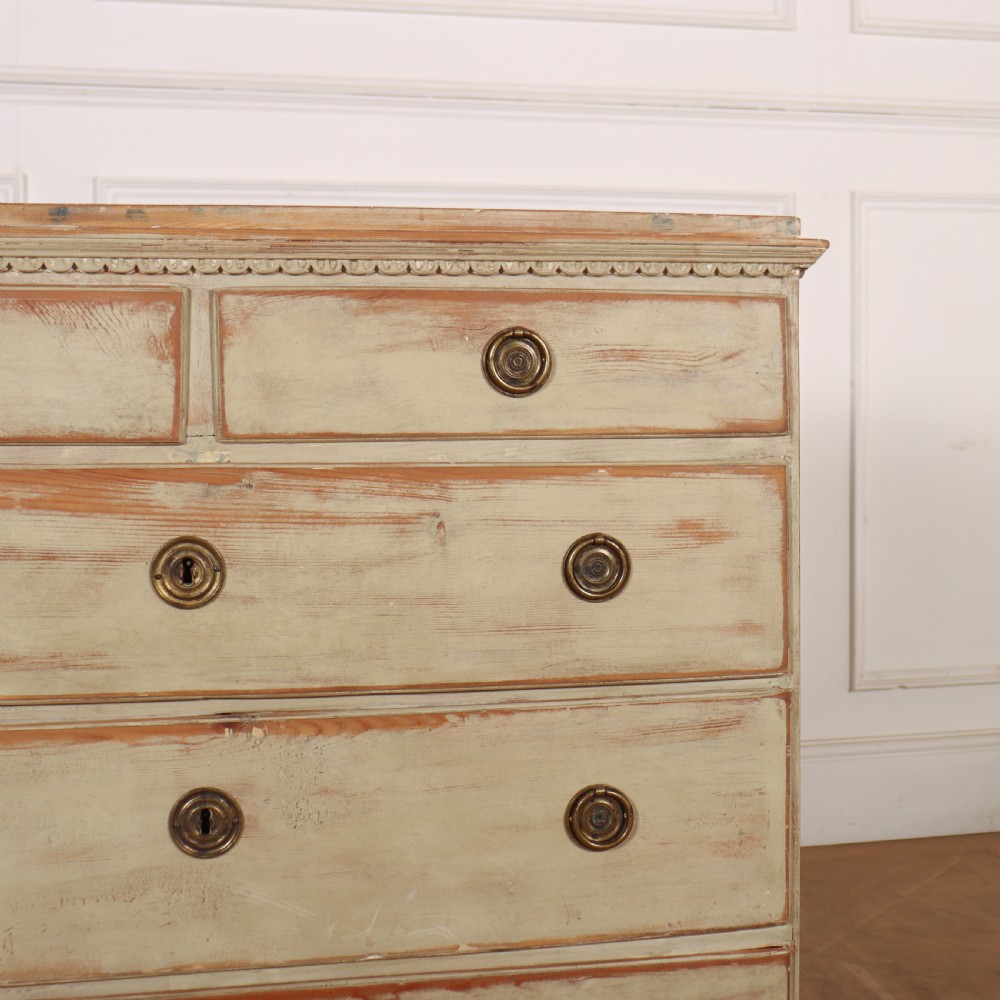 Swedish Painted Pine Commode View III