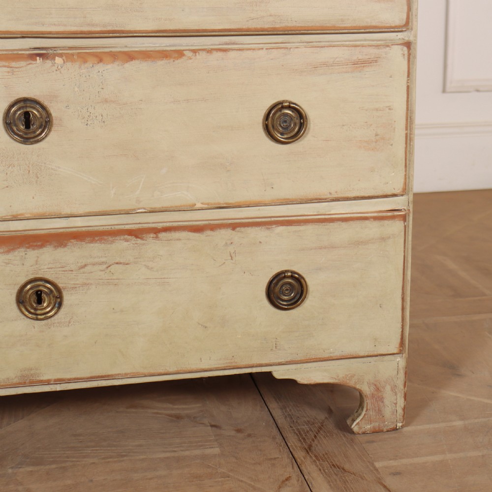 Swedish Painted Pine Commode View V