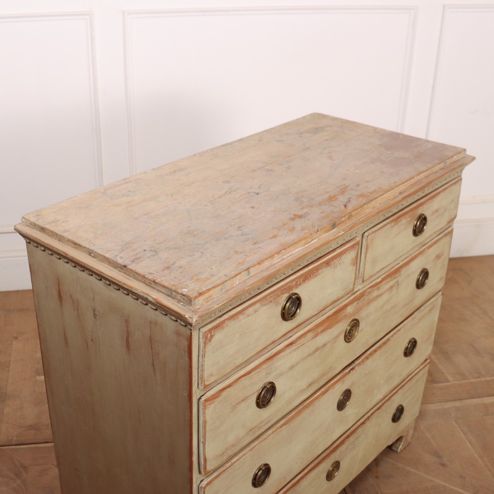 Swedish Painted Pine Commode View VIII