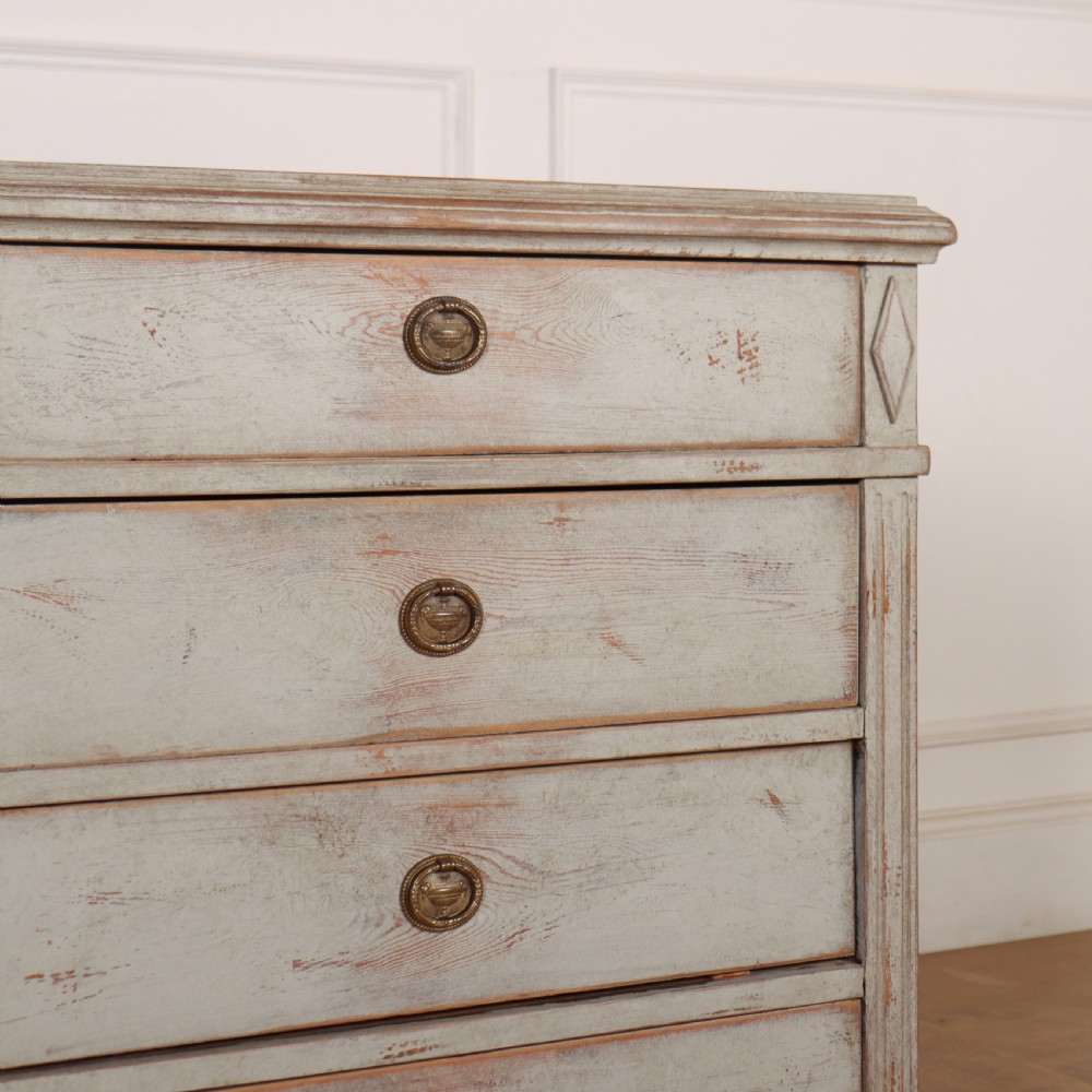 Pair of Swedish Painted Commodes View V