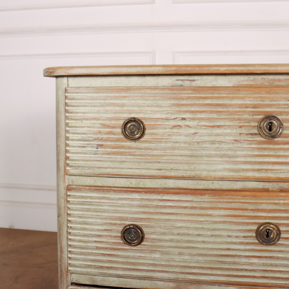 Swedish Painted Commode View II