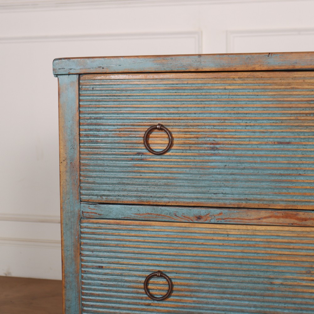 Antique Swedish Painted Commode View II
