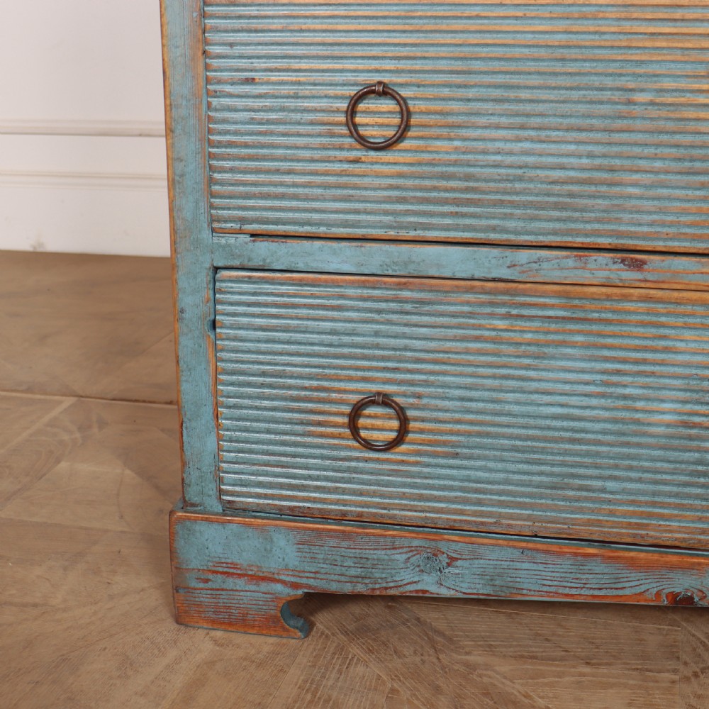 Antique Swedish Painted Commode View III