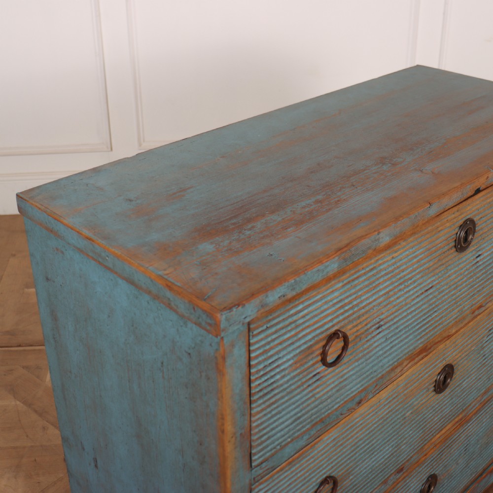 Antique Swedish Painted Commode View V