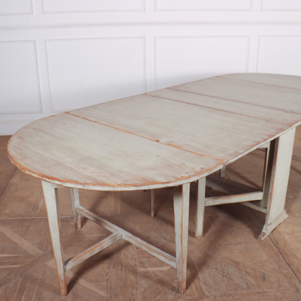 Swedish Painted Dining Table View VI