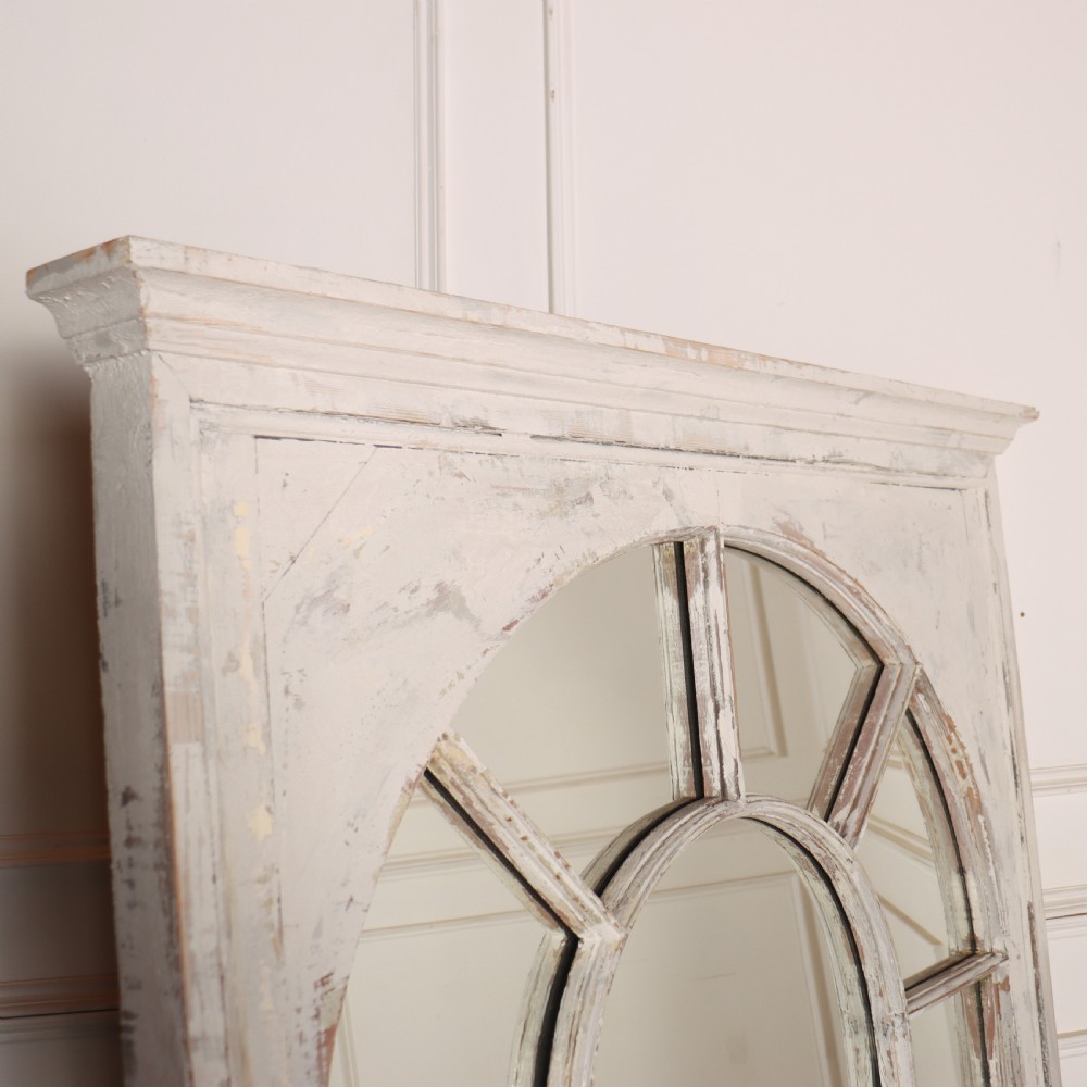 English Painted Window Mirror View II