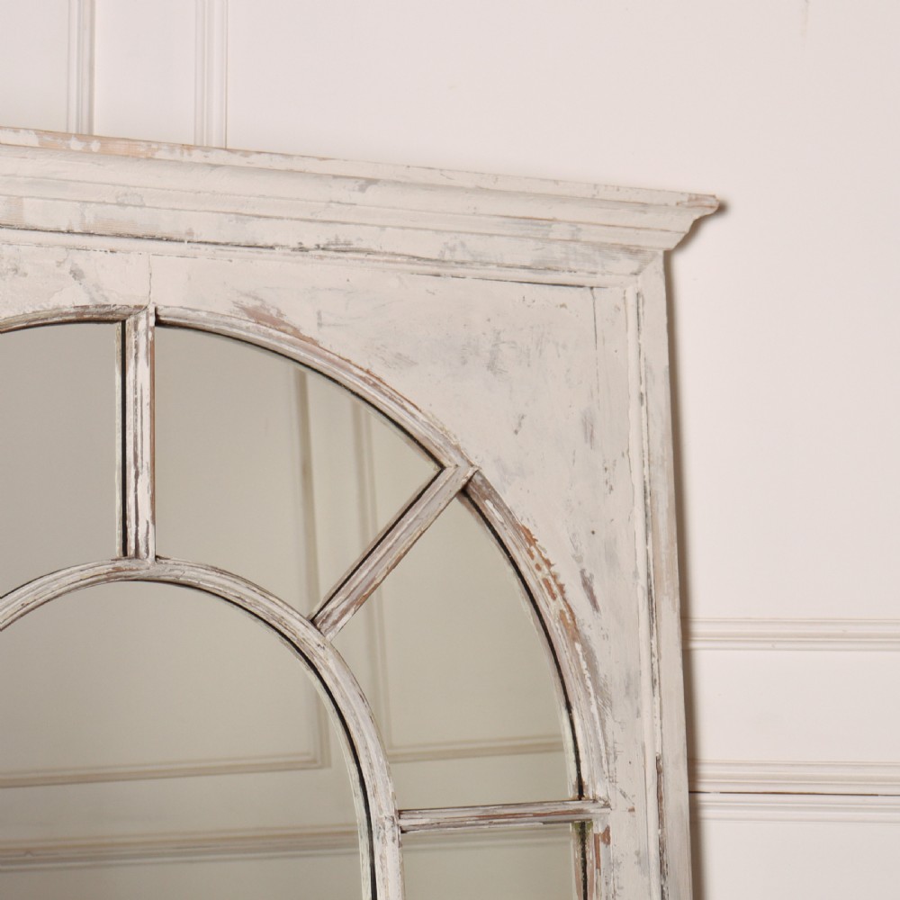English Painted Window Mirror View III